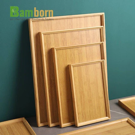 Bamboo square plates set supplier Bamboo square plates set supplier