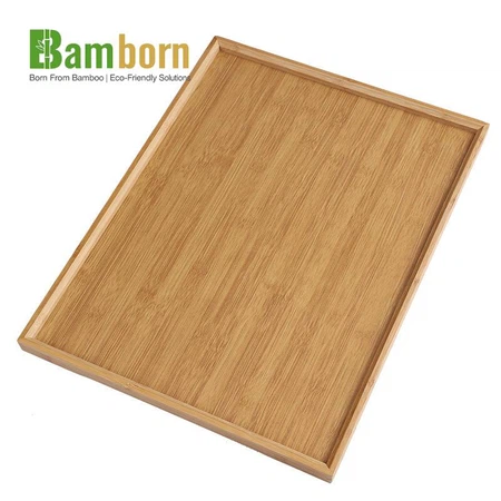 Bamboo square plates set Bamboo square plates set