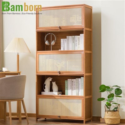 3-Tier Bamboo Bookcase Storage Rack 3-Tier Bamboo Bookcase Storage Rack