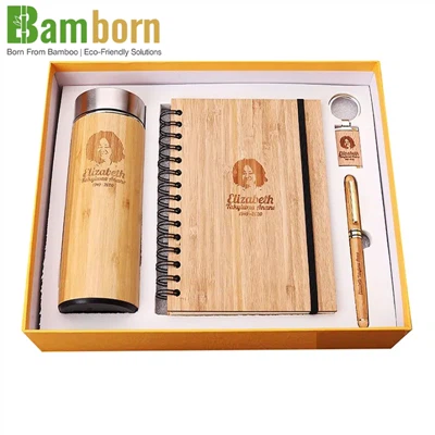 Custom Bamboo Gift Set