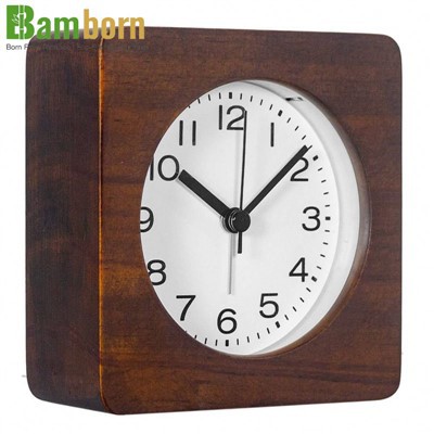 Minimalist Bamboo Alarm Clock