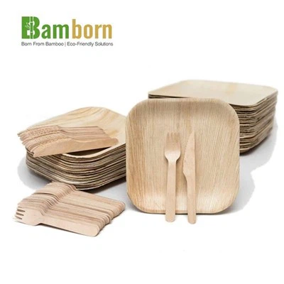 Natural Bamboo Disposable Plates