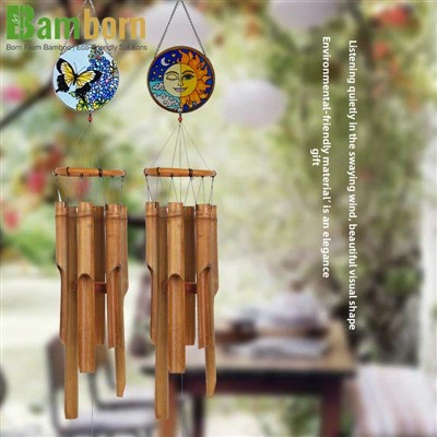 Natural Bamboo Garden Wind Chime