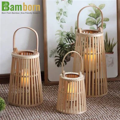 Natural Bamboo Table Lamp for Home Decor